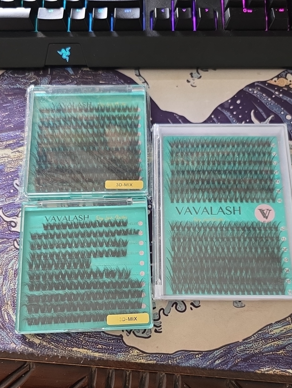VavaLash 3D-Mix Individual Lash Clusters - Black